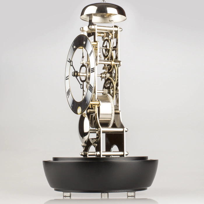 Hermle table clock, black